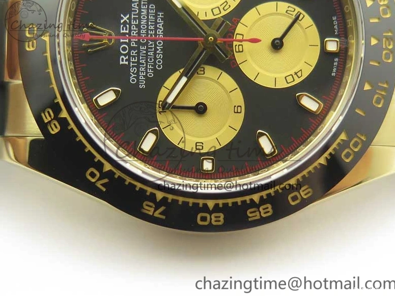 0407 Daytona 116518 LN Paul Newman ARF 1:1 Best Edition Black Dial on Oysterflex Strap A4130 Super Clone Chic 3356